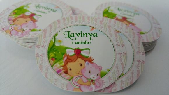 Toppers Para Doces 4cm Kit Com 100