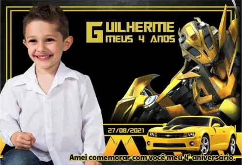 15 Foto Imã Personalizado 10x15 - Lembranças Transformes