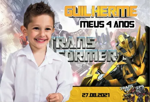15 Foto Imã Personalizado 10x15 - Lembranças Transformes