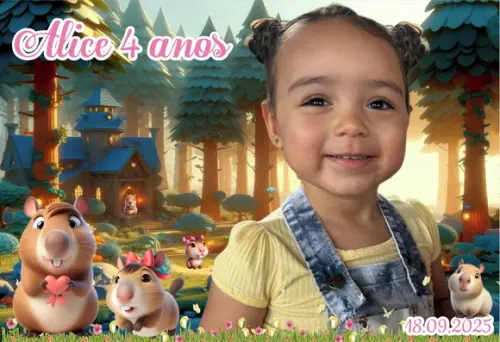 15 Foto Imã Personalizado Capivara
