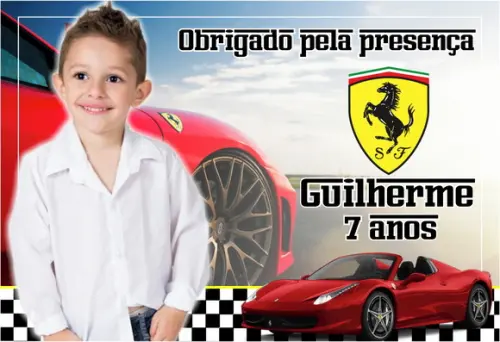 20 Foto Imã - Foto Lembrança - Ferrari