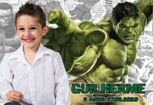 20 Foto Imã - Foto Lembrança - Hulk