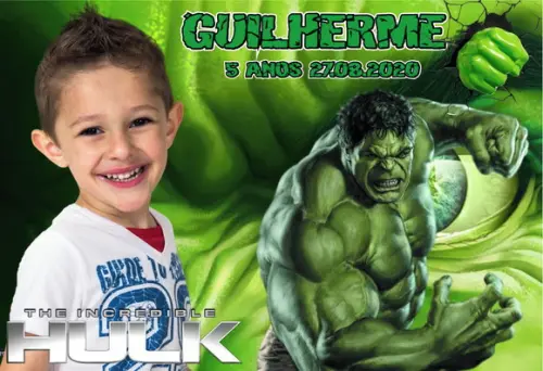 20 Foto Imã - Foto Lembrança - Hulk