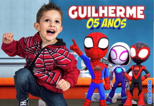 20 Foto Imã - Foto Lembrança - Spidey e Seus Amigos