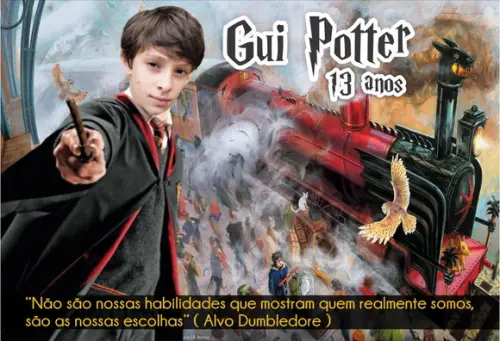 20 Foto Imã - Harry Potter - Foto Lembrança Personalizados