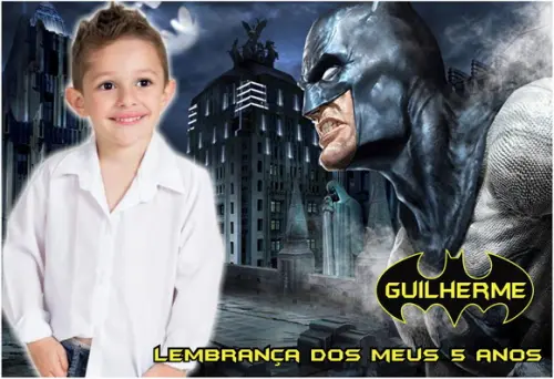 20 Foto Imã -Personalizado - Lembranças Batman