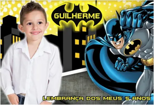 20 Foto Imã -Personalizado - Lembranças Batman