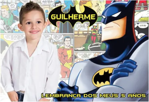 20 Foto Imã -Personalizado - Lembranças Batman