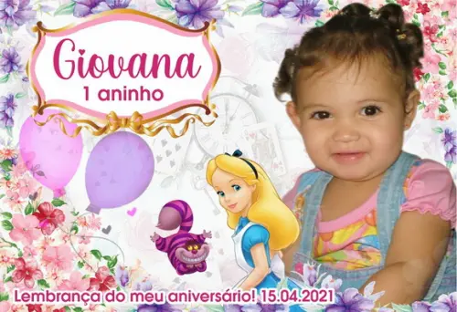 20 Foto Imã 10x15 - Alice no País das Maravilhas
