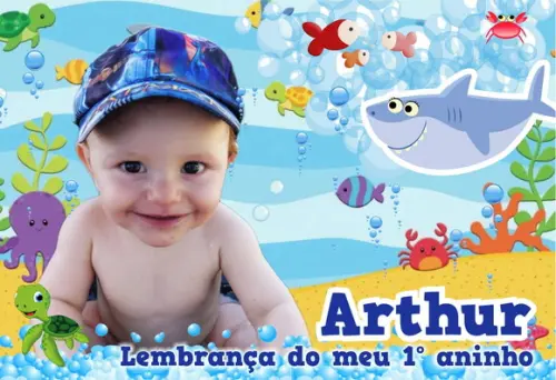 20 Foto Imã 10x15 - Fundo do Mar - Foto Lembrança