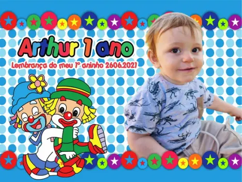 20 Foto Imã 10x15 - Patati Patatá - Lembrancinhas