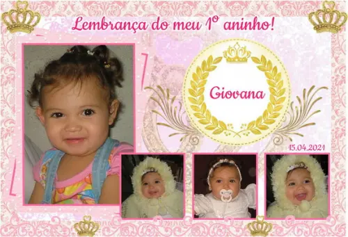 20 Foto Imã 10x15 - Realeza - Foto Lembrança
