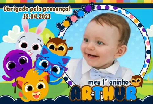 20 Foto Imã Lembrancinhas - Bolofofos