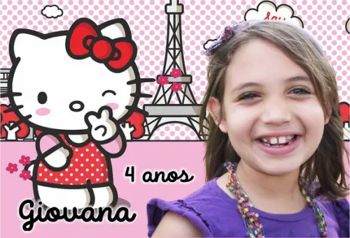 20 Foto Imã Lembrancinhas - Hello Kitty