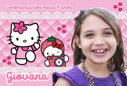 20 Foto Imã Lembrancinhas - Hello Kitty
