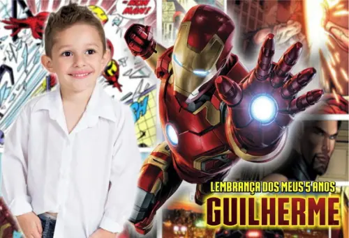 20 Foto Imã Lembrancinhas - Homem de Ferro