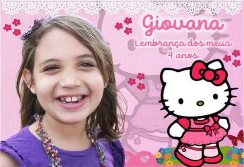 20 Foto Imã Lembrancinhas - Hello Kitty
