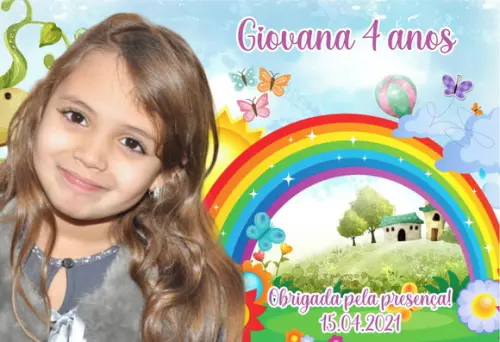 20 Foto Imã Personalizado Arco Íris