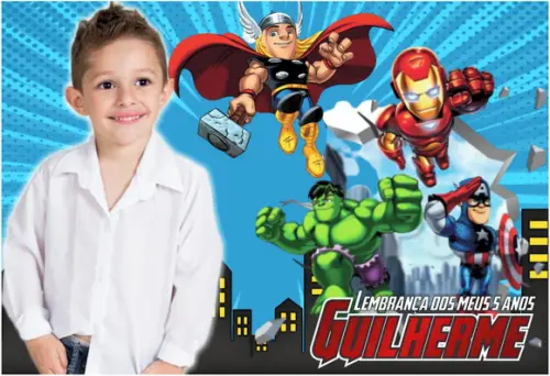 20 Foto Imã Personalizados - Vingadores