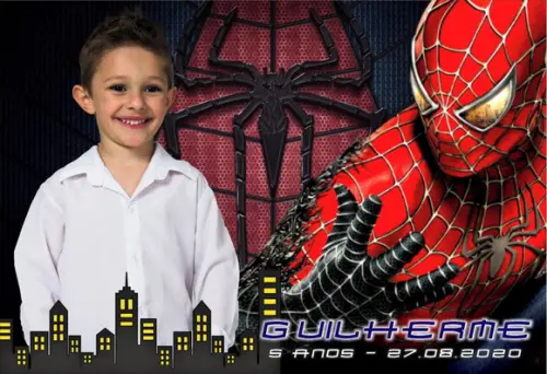 20 Foto Lembrança Personalizada - Homem Aranha
