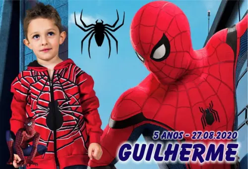 20 Foto Lembrança Personalizada - Homem Aranha