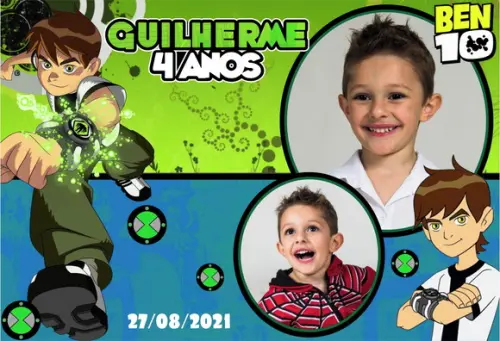 25 Foto Imã - Foto Lembrança Ben 10