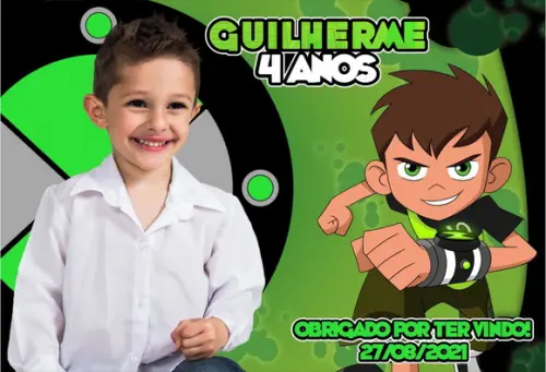 25 Foto Imã - Foto Lembrança Ben 10