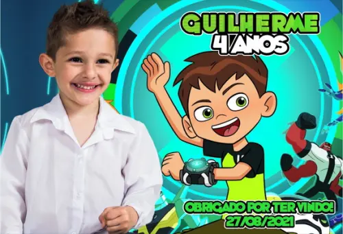 25 Foto Imã - Foto Lembrança Ben 10
