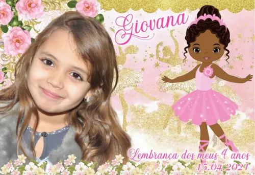 25 Foto Imã Lembrancinhas - Bailarina