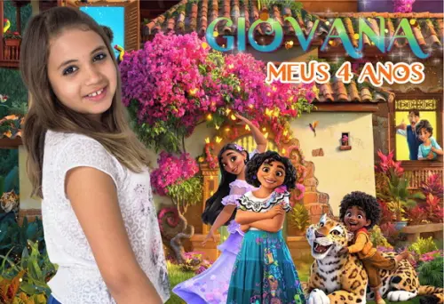 25 Foto Imã Lembrancinhas - Encanto Disney