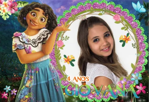 25 Foto Imã Lembrancinhas - Encanto Disney