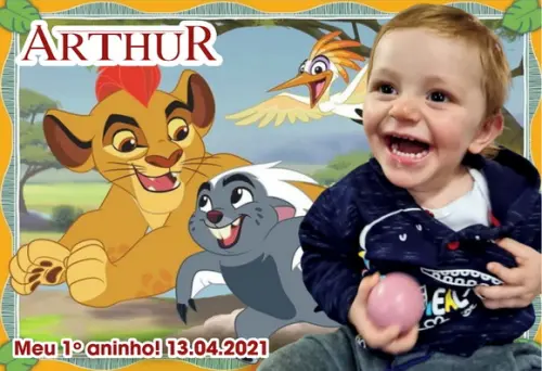 25 Foto Imã Personalizado - A Guarda do Leão