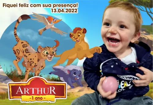 25 Foto Imã Personalizado - A Guarda do Leão