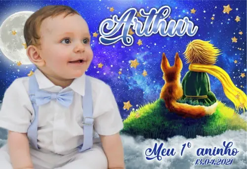 25 Foto Imã Personalizado - Pequeno Príncipe