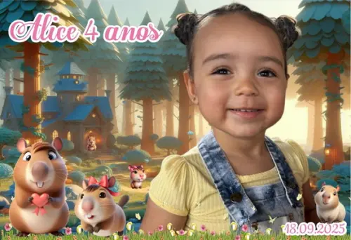 25 Foto Imã Personalizado Capivara