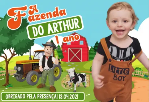 25 Foto Imã Personalizado Fazenda do Zenón