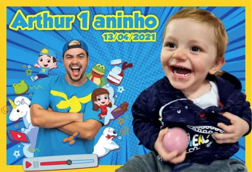 25 Foto Imã Personalizado Luccas Neto
