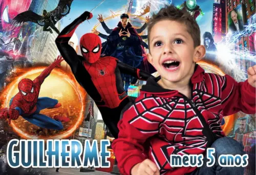 30 Foto Imã - Foto Lembrança - Homem Aranha