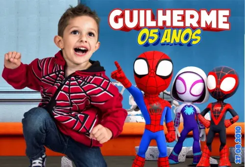 30 Foto Imã - Foto Lembrança - Spidey e Seus Amigos