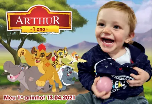 30 Foto Imã Personalizado - A Guarda do Leão