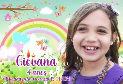 30 Foto Imã Personalizado Arco Íris