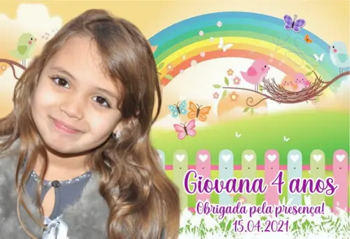30 Foto Imã Personalizado Arco Íris