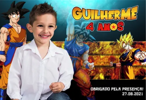 30 Foto Imã Personalizado Dragon Ball