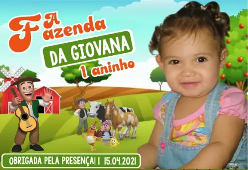 30 Foto Imã Personalizado Fazenda do Zenón