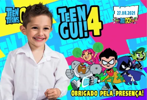 30 Foto Imã Personalizado Jovens Titãns