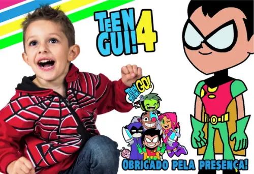 30 Foto Imã Personalizado Jovens Titãns