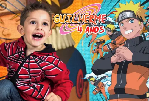 30 Foto Imã Personalizado Naruto