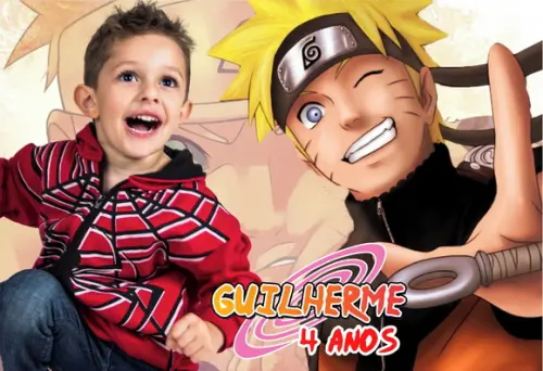 30 Foto Imã Personalizado Naruto