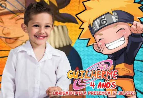 30 Foto Imã Personalizado Naruto