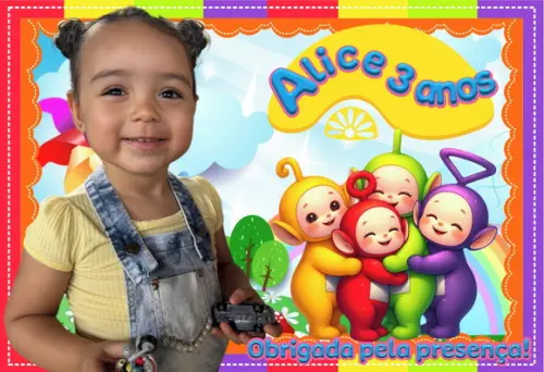 35 Foto Imã Personalizado Teletubbies